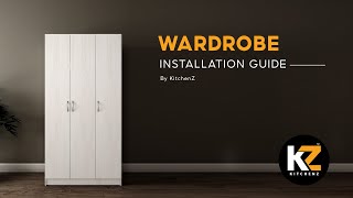 KitchenZ | Installation Guide | HomeZ 3 Door Wardrobe with 6 Shelves