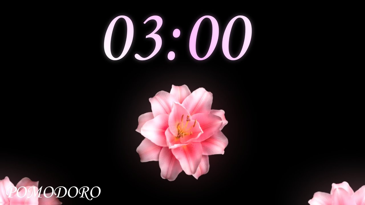 3 Minute Timer with Music - Study - Work - Deep Focus - Countdown Timer ...