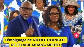 TEMOIGNAGE DE NICOLE OLANGI  , PELAGIE MUANA MPUTU  ET PAYA DU COMBA SPIRITUE MAMAN OLANGI
