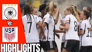 Germany vs USA | Highlights | Women’s International Friendly U20 | 05/04/24