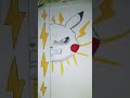 #pikachu#drawing#art#with#brush#pen#and#black#ink#pen#