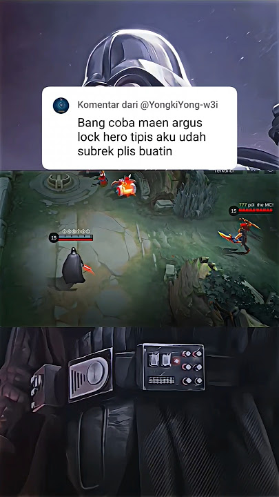 Argus: Has anyone seen won?😜 #shorts #mlbb #mobilelegends #ml #argus #starwars #darthvader