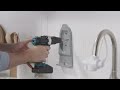 eSpring Water Purifier | Above Counter Wall Mount Bracket Installation