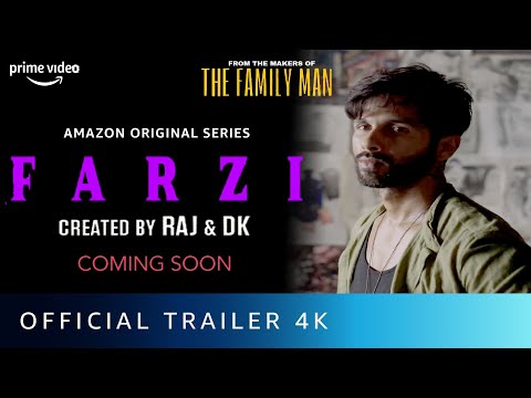 Farzi | Official Trailer | Shahid Kapoor | Raj & DK | Farzi Web Series Release Date Update | Amazon