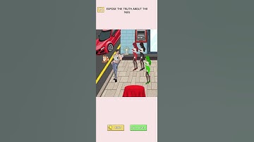 Tricky Twist Level 56 Expose the truth about the man #viralshort #games #puzzle #braingames #asmr