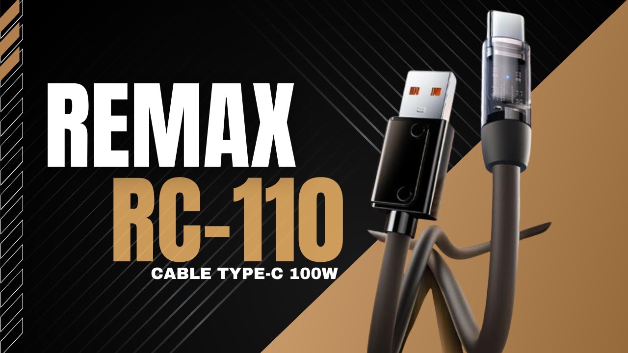 REMAX Cable Type-C 100W รุ่น RC-110 - สายชาร์จโทรศัพท์มือถือ ชาร์จไว ...