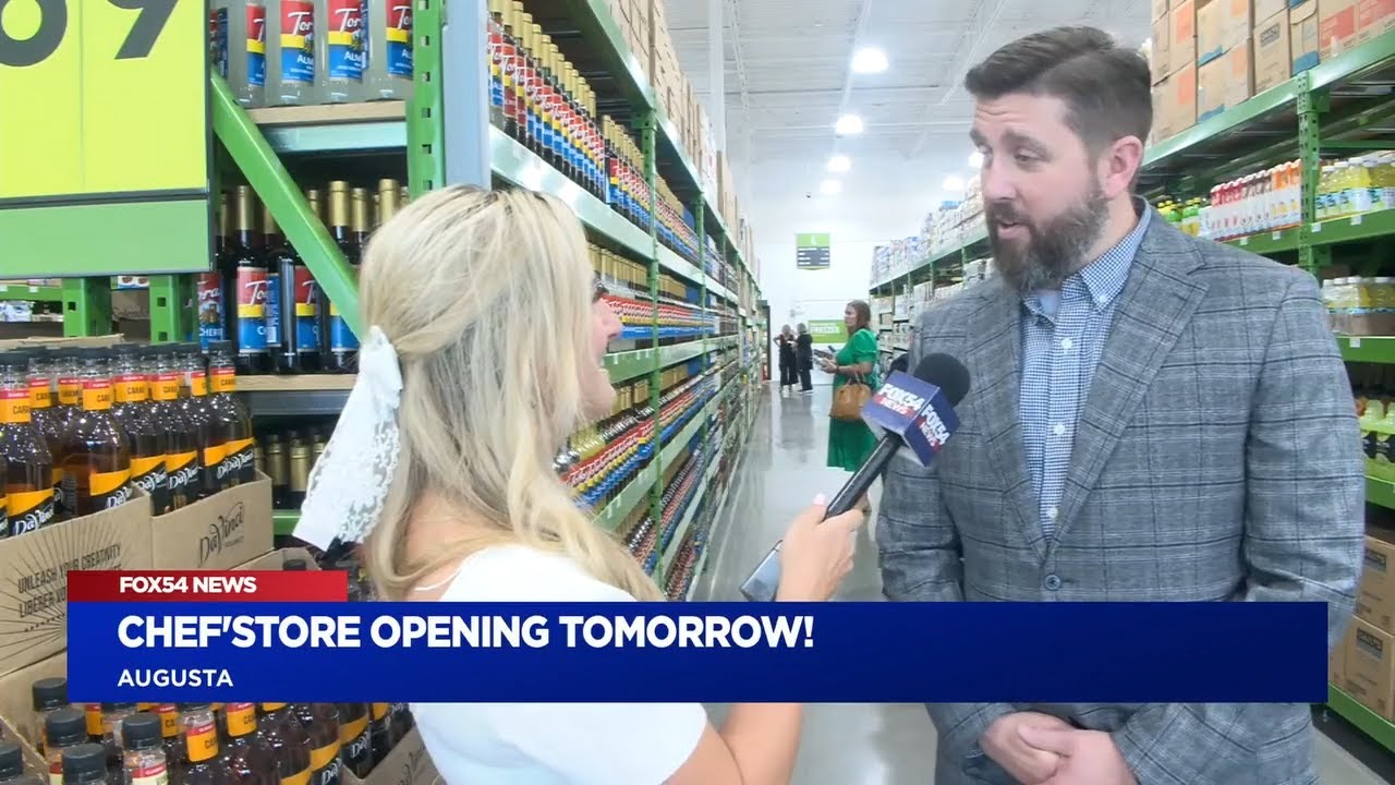 Tori Smith -- FOX54 News -- LIVE at the Chef'Store Opening in Augusta