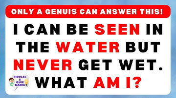 ONLY A GENIUS CAN SOLVE THESE RIDDLES 🧩 | 50 TRICKY RIDDLES THAT