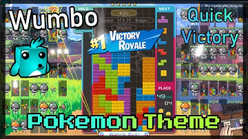 Tetris 99 Invictus - Quick Win with Pokemon Theme