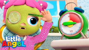 Be Patient (Tick Tock, Goes The Clock) | Little Angel Kids Songs & Nursery Rhymes