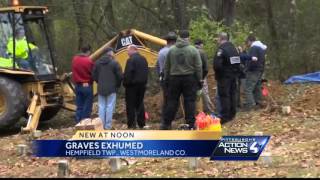 Police exhume bodies buried in Westmoreland County pauper's grave