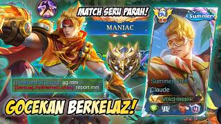 POSISI KALAH TEAM KENA BANTAI GW COMEBACK IN HANYA MODAL 1 GOCEKAN MAHAL! | TOP GLOBAL CLAUDE - MLBB