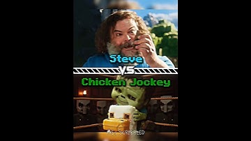 Steve vs A Minecraft Movie Verse - #steve #minecraftmovie #aminecraftmovie #minecraft #chickenjockey