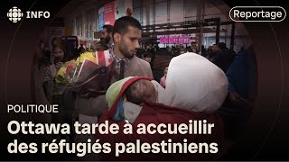 Accueil de réfugiés palestiniens : la promesse d’Ottawa tarde à se réaliser