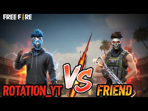 Friendly Custom With My Friend 🧡 || Me VS My Friend || Garena Free Fire ...