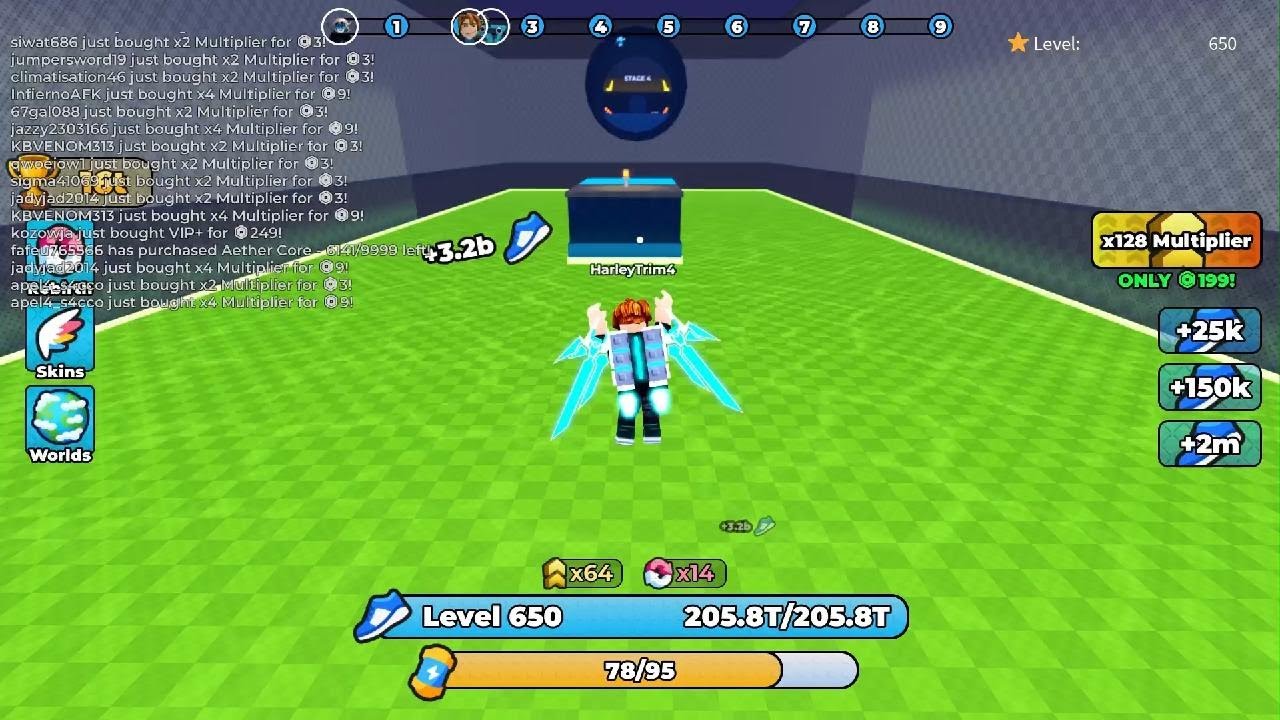 Roblox +1 Speed Jetpack Escape (world 3 Stage 1-9 super quick)