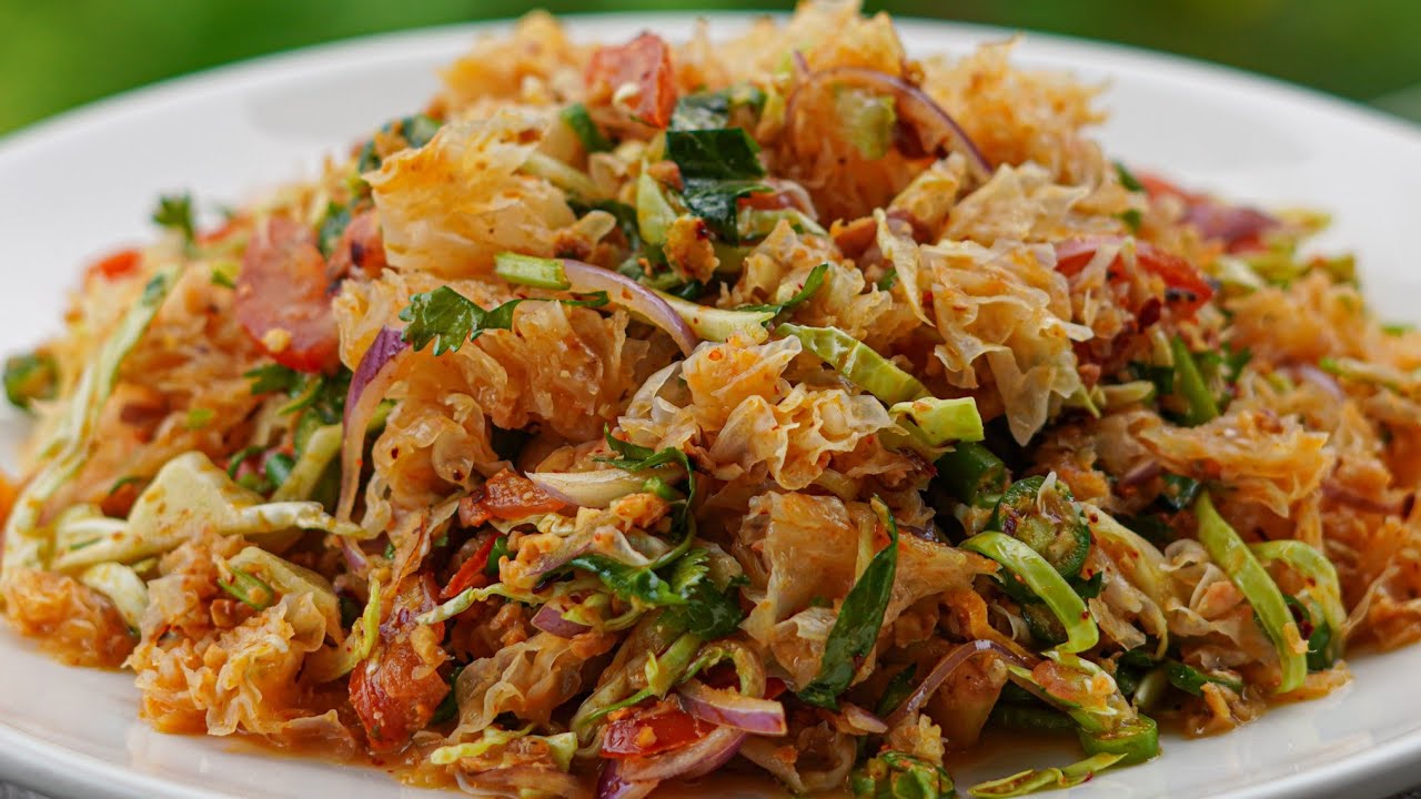 ကျောက်ပွင့်သုပ်နည်း…👩🏻‍🍳🥗🪸