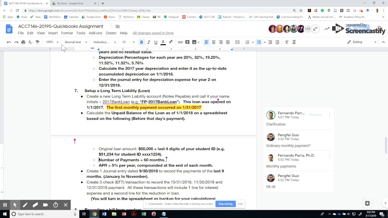 ACCT146 SP Quickbooks 07a How To Create An Amortization Table To