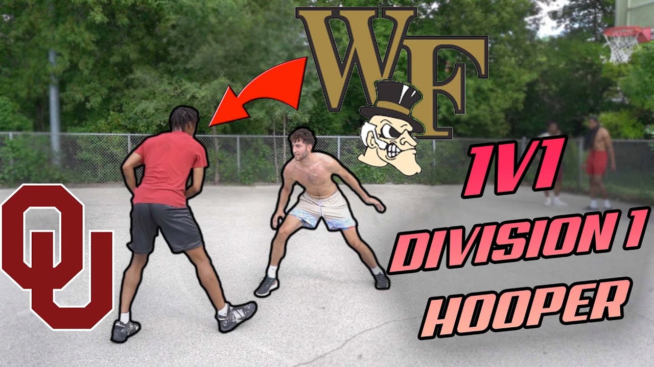 INTENSE 1v1 Basketball Vs HIGH MAJOR DIVISION 1 HOOPER!!