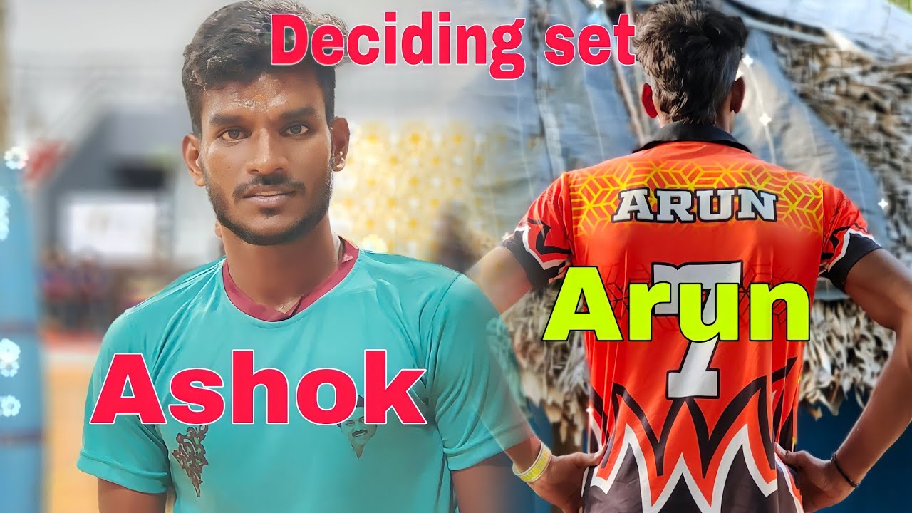 Deciding set 😱 don't miss it chengalpattu vs Villupuram Arun vs
