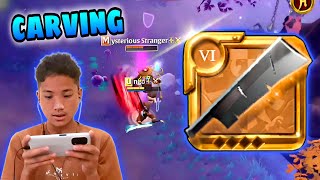 Super carving sword 🗡️ build to fight pvp | mobile gameplay - Albion online