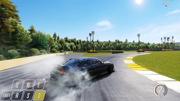 What Zenki S14 Drifting with a Keyboard Looks Like in Assetto Corsa