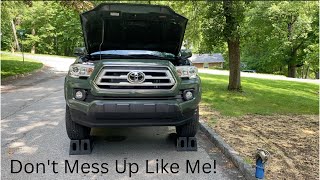 2021 Toyota Tacoma Oil Change 3 5 V6