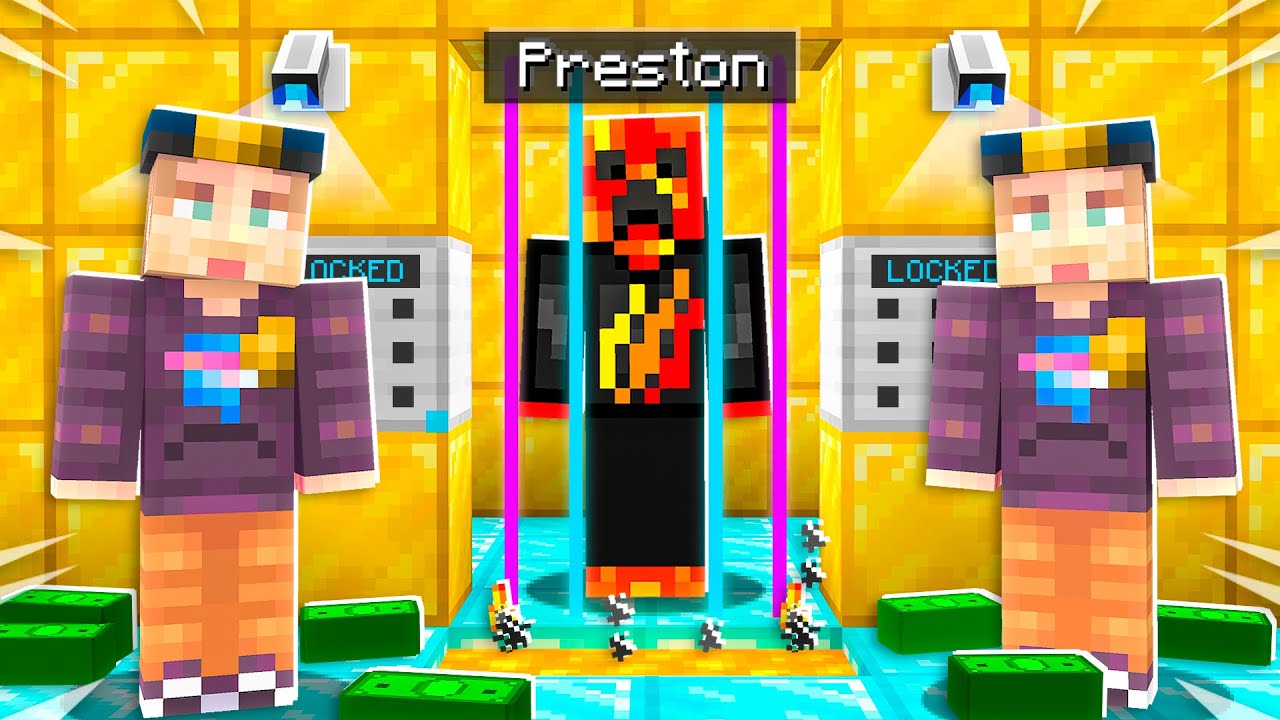 So I Got Trapped In Mrbeasts Minecraft Prison Youtube