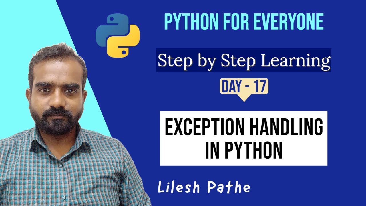 Core Python Day 17 Exception Handling - YouTube