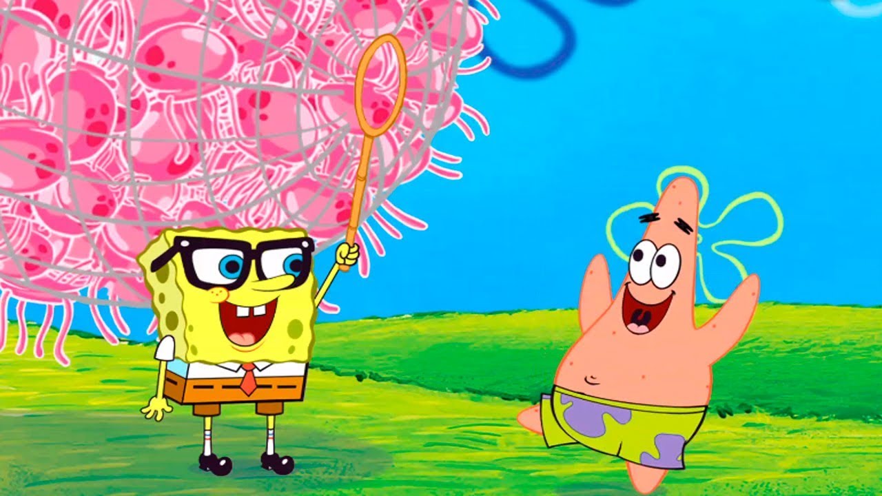 Grupo De Medusas Do Bob Esponja