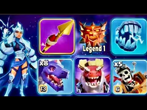 Esiset dragon and dragon rider best attack strategy TH18 Max Attack #coc#cashofclan #Best attack
