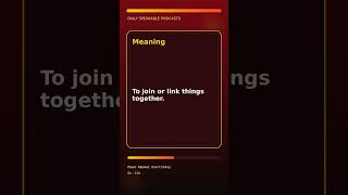 Daily Word #englishconversation #speakconfidentenglish #englishlistening #learnenglish