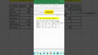 Excel COUNT , COUNTA , COUNTBLANK Functions. Full Beginner's Level Guide