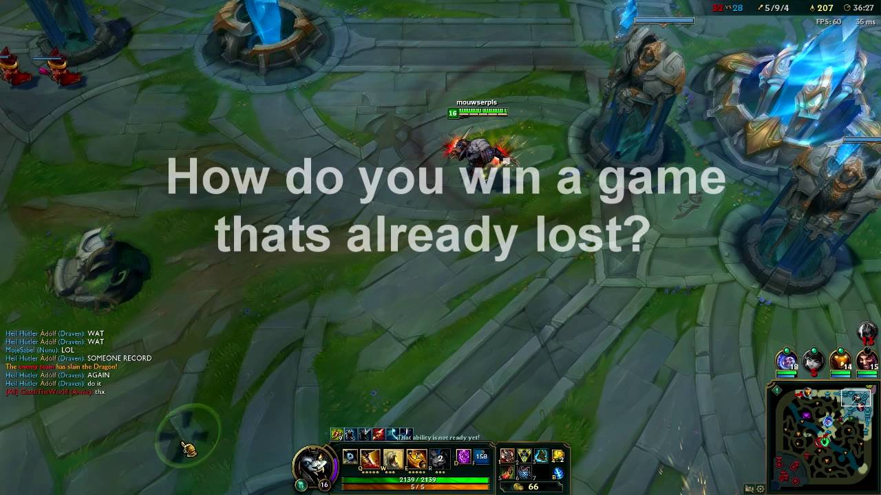lol Rengar Bug patch 6.6 - how to win a lost game.