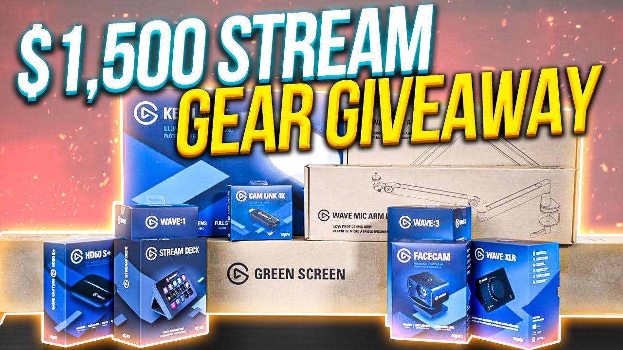 $1,500 Elgato Stream Gear Giveaway!