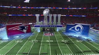 CBS Sports Super Bowl LIII Kickoff Show Open