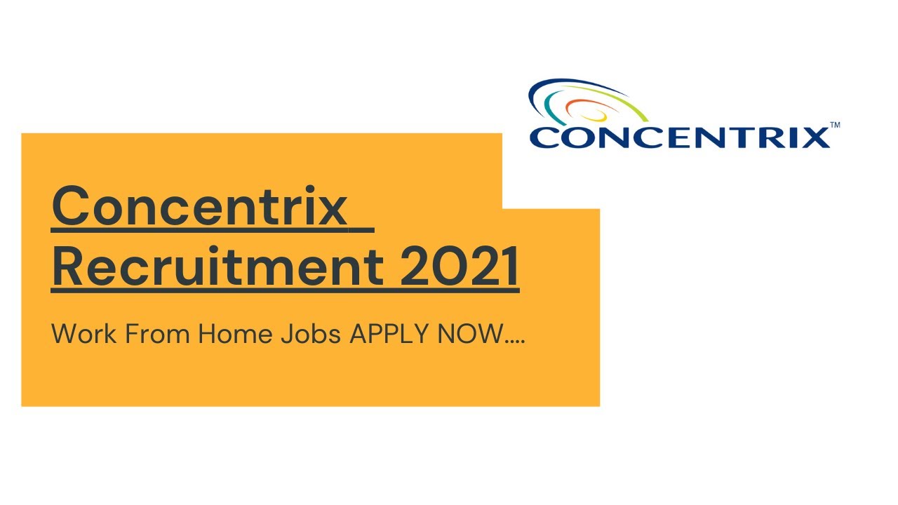 Concentrix Recruitment Jobs 2021 | Concentrix Recruitment | Work from home jobs | jobs 2021