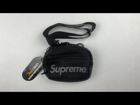 Supreme Small Shoulder Bag SS20 Black - YouTube