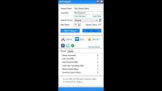 ارسال وايرلس من اللاب توب باستخدام برنامج mhotspot screenshot 3