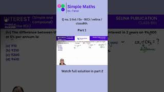 Q no. 1 (iv) / Ex - 9(C) / selina / class8th.