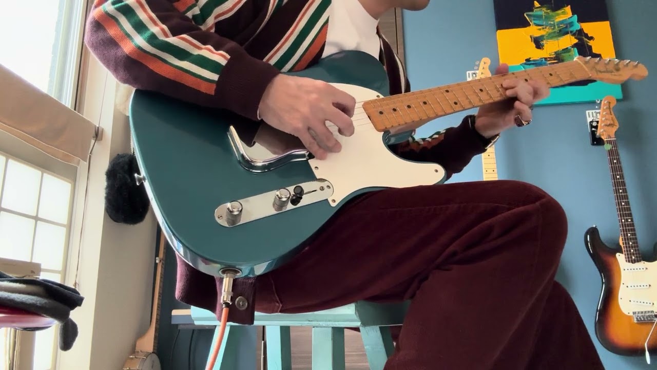 2021 Fender 57 custom champ meets 2020 Esquire 70th anniversary - old but new tone of crispy crunch