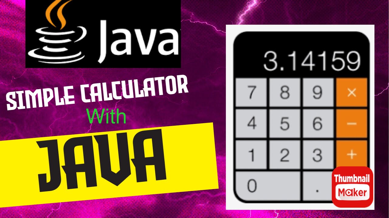 Simple calculator made with java | Java projects | Java beginner ...