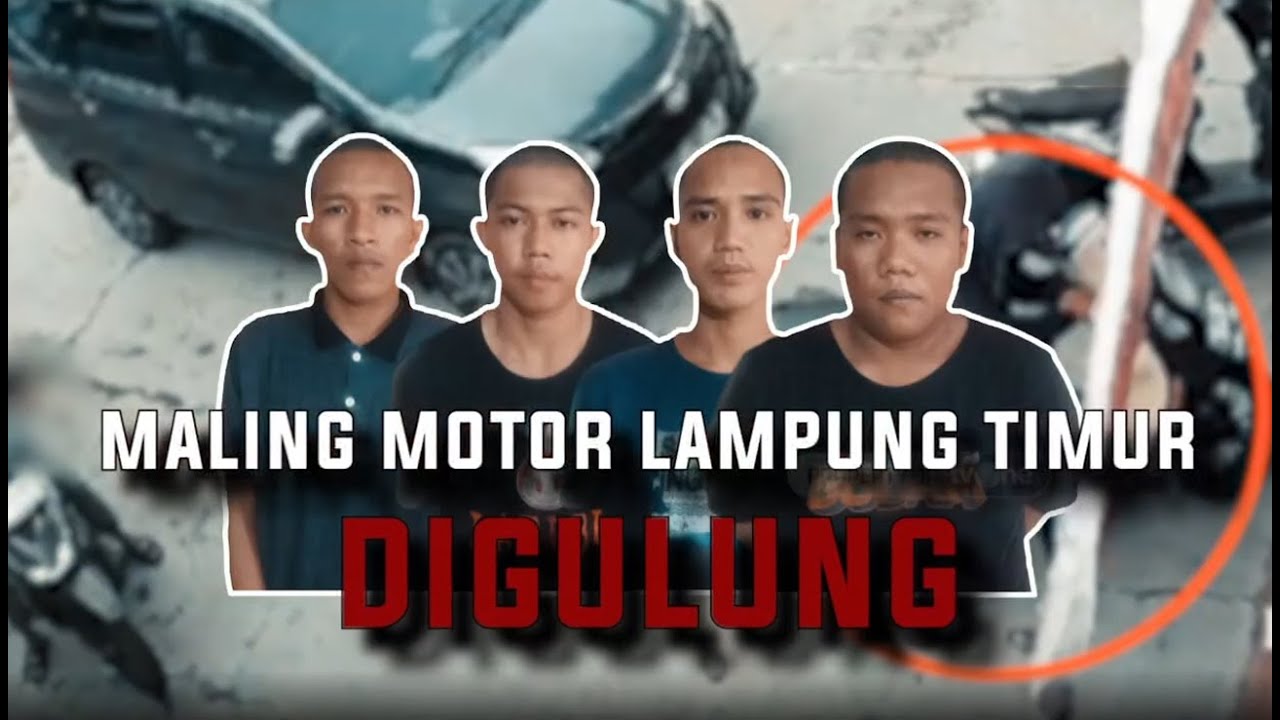 Maling Motor Lampung Timur Digulung