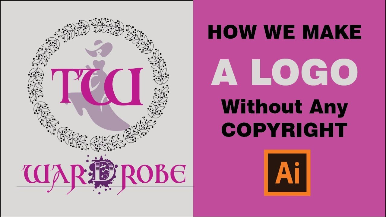how we make a branded logo in illustrator without any copyright