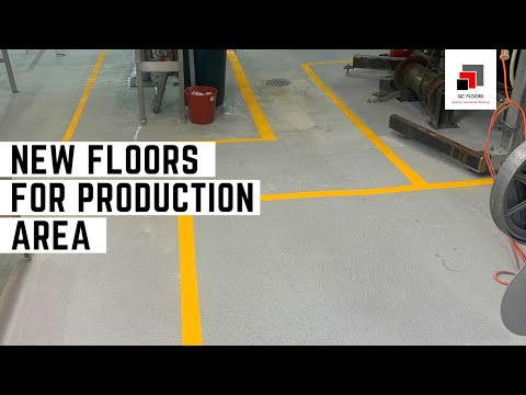 New Floors for Production Area