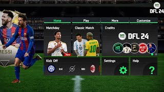 Rilis ! DFL football mobile 2024 Update Transfer, Now Kits, Real Face & Graphics ps5 HD