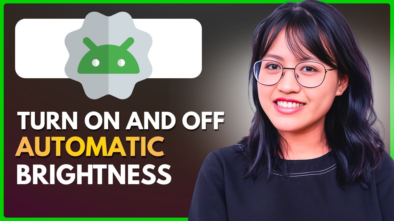 How to Turn ON and OFF Automatic Brightness on Android - YouTube