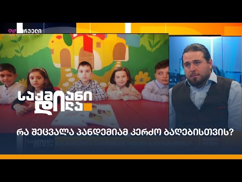 რა შეცვალა პანდემიამ კერძო ბაღებისთვის?