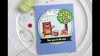 How To Use a Card Sketch | Copic Coloring | Reverse Confetti