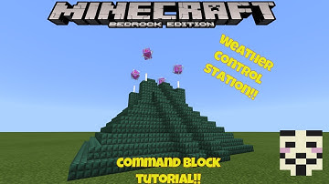 Minecraft Weather Control Command Block Tutorial
